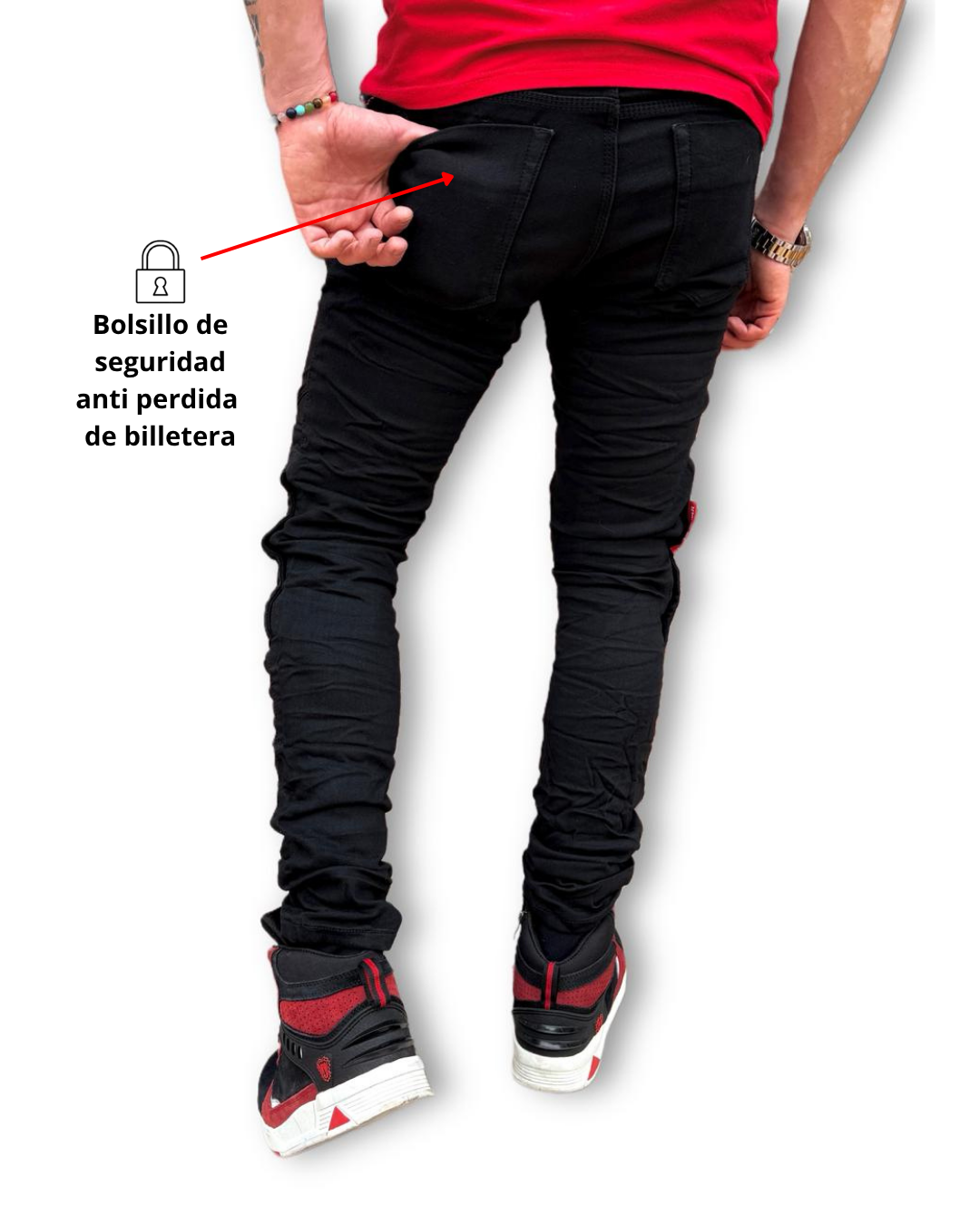 Jean de Protección BT Negro (Solo Talla 36)