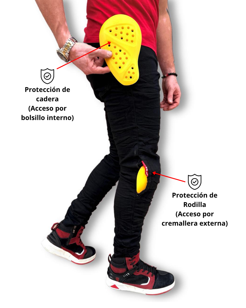 Jean de Protección BT Negro (Solo Talla 36)