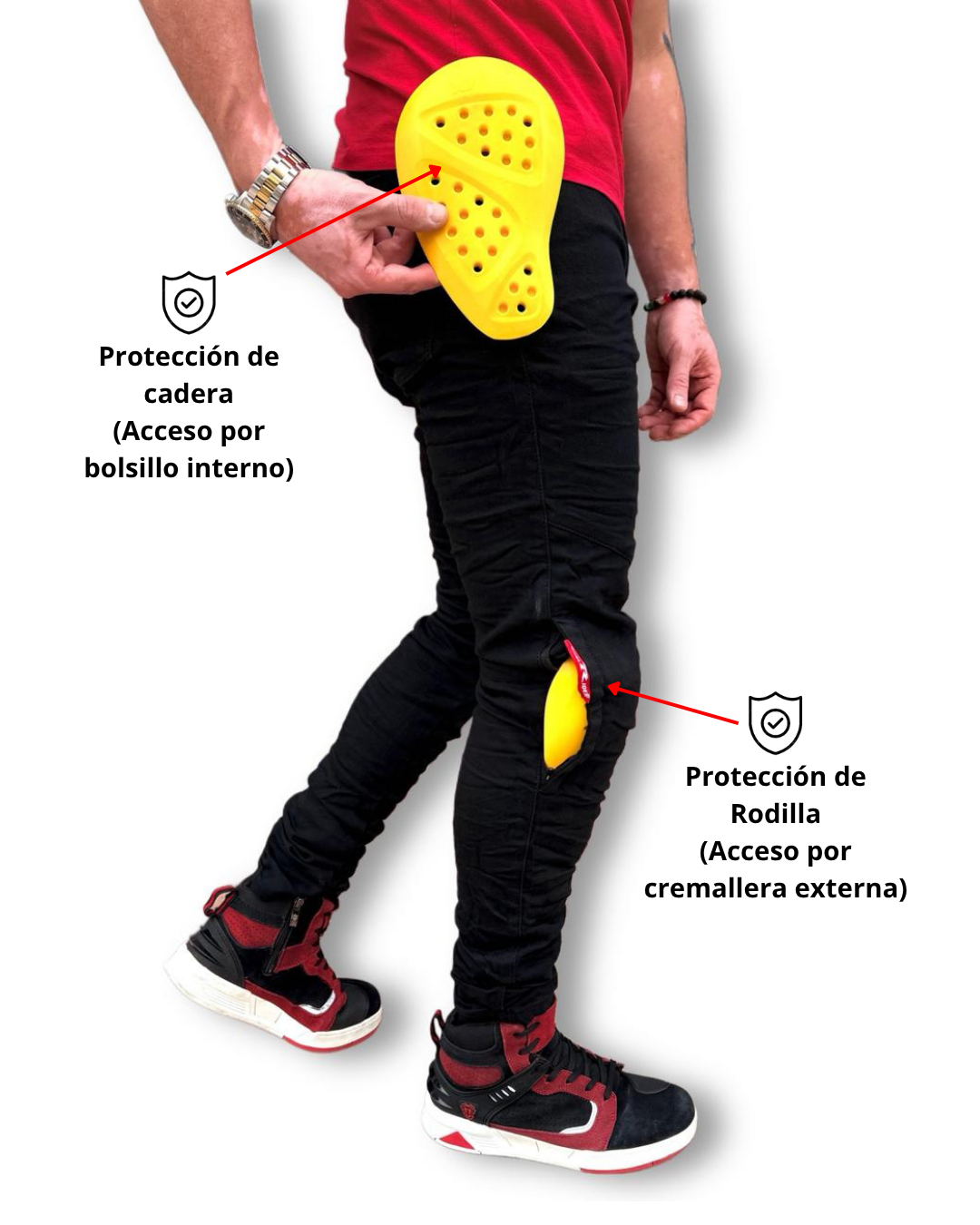 Jean de Protección BT Negro (Solo Talla 36)