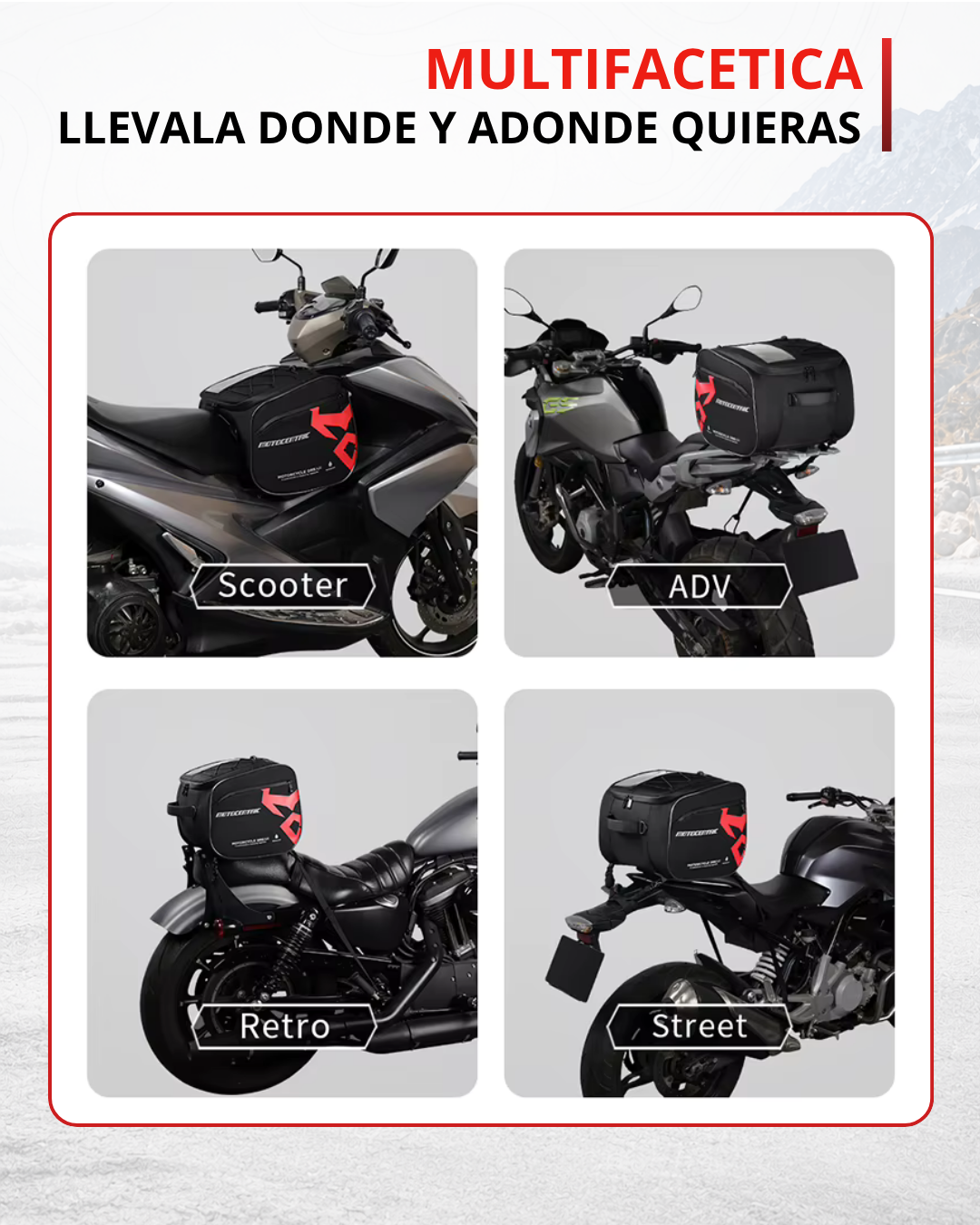 Dry Bag Motocentric 25 Litros