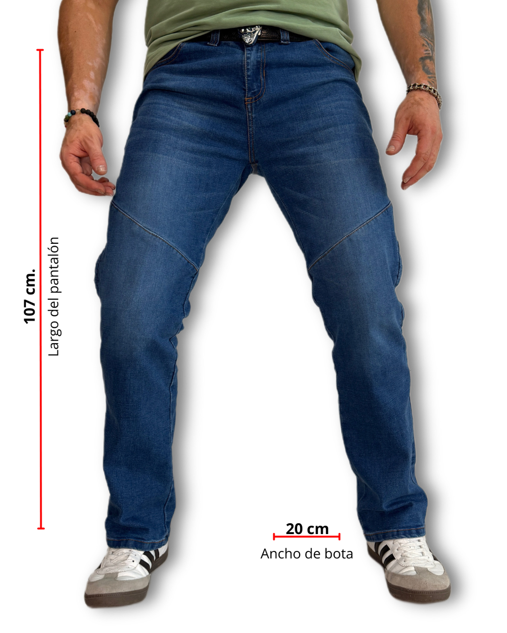 Jean de Protección Confort Indigo