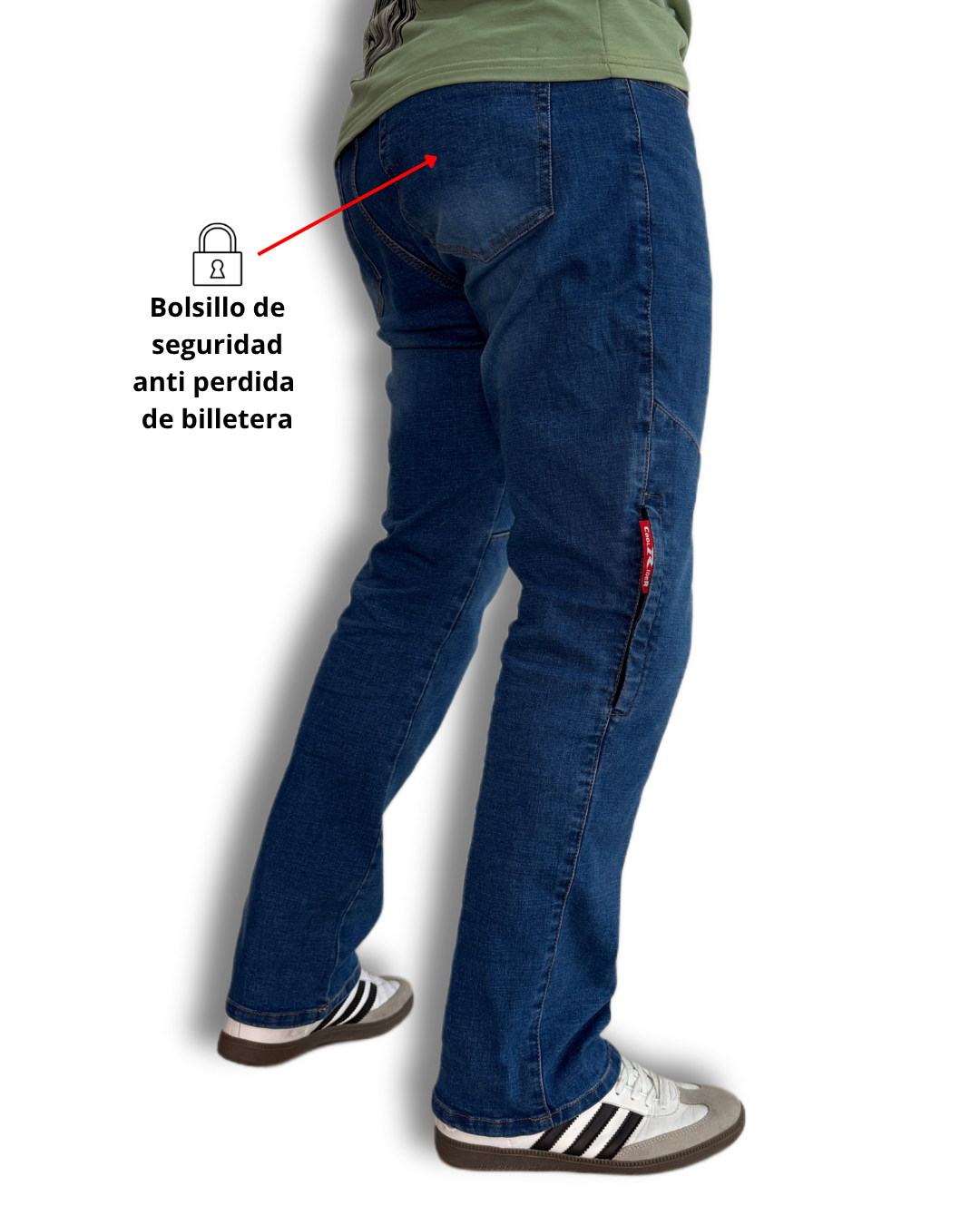 Jean de Protección Confort Indigo