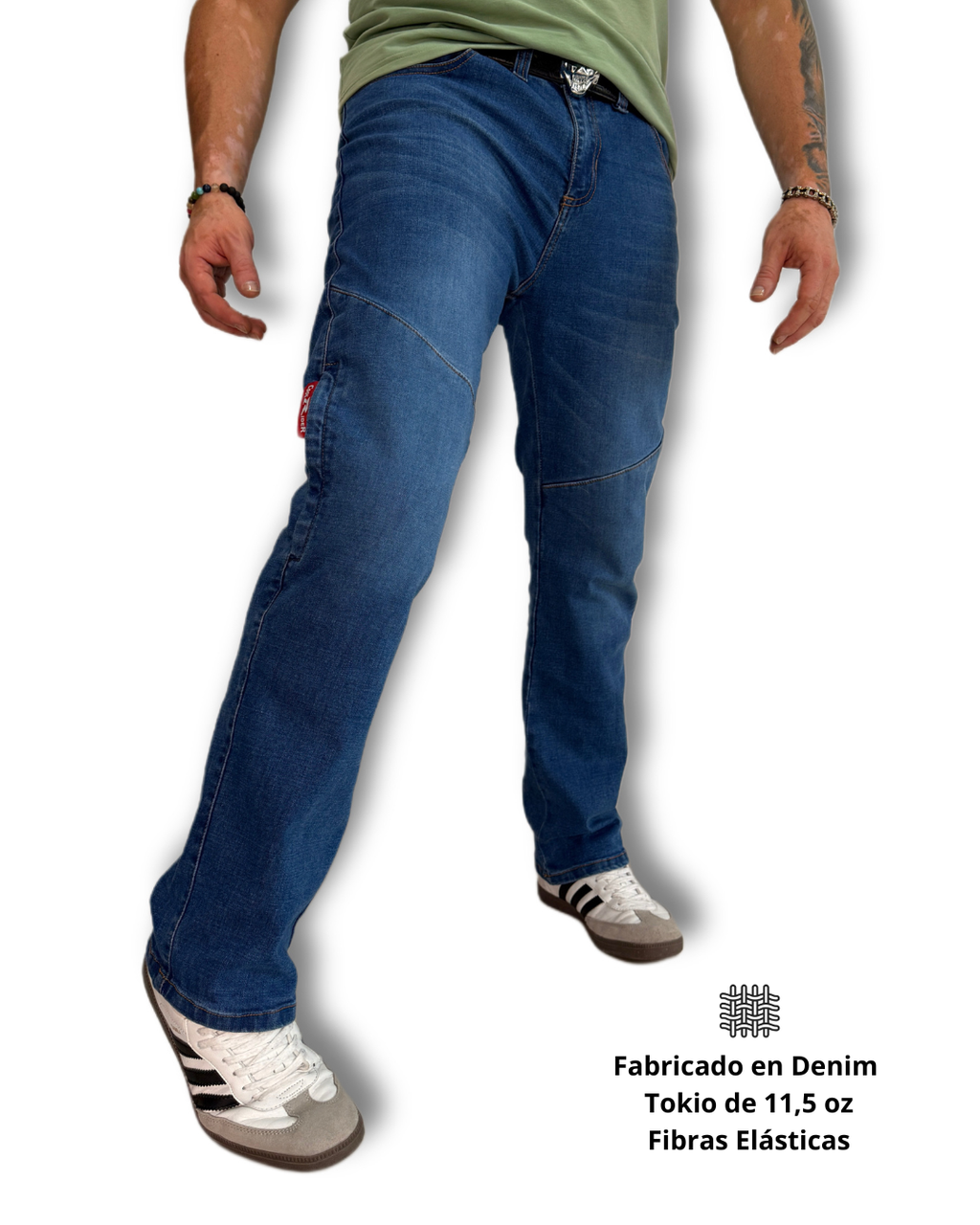Jean de Protección Confort Indigo