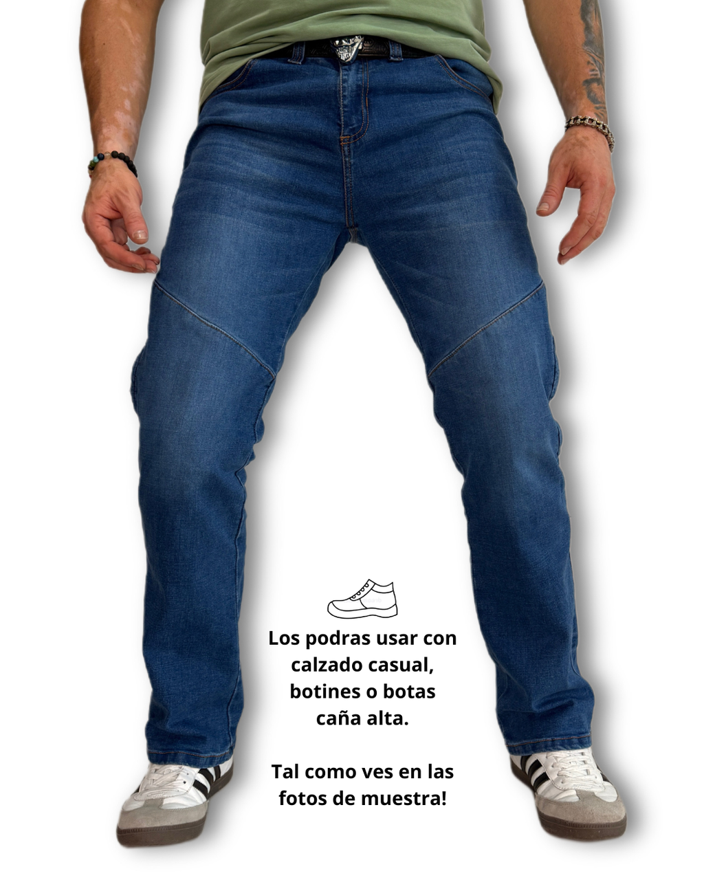 Jean de Protección Confort Indigo