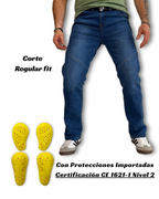 COMBO Jean Confort Indigo + Protección Certificada
