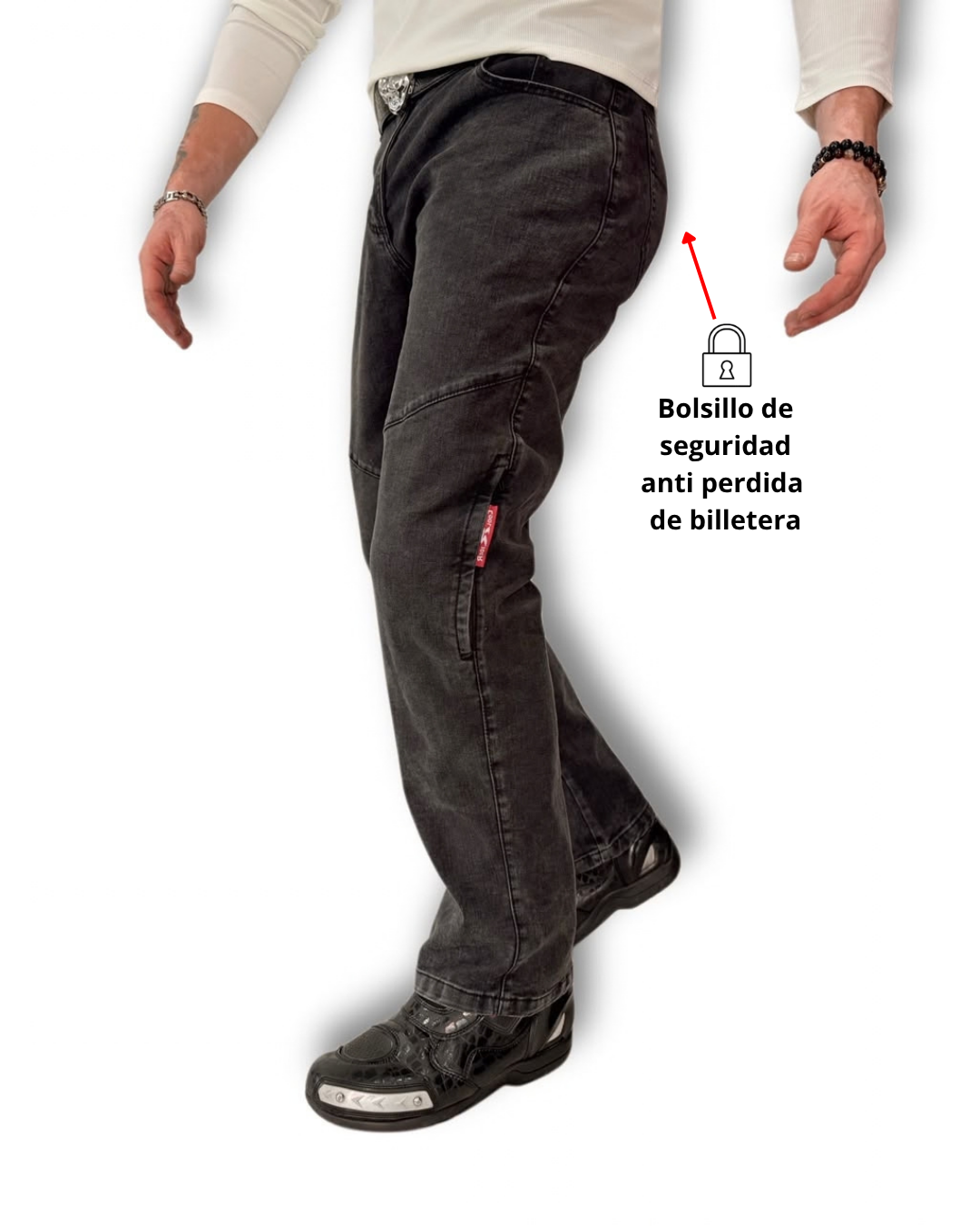 COMBO Jean Confort Grey + Protección Certificada