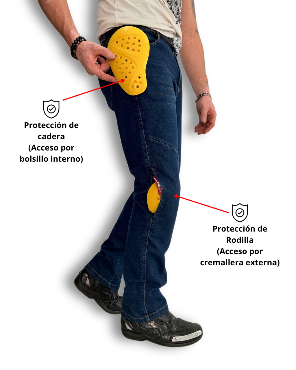 COMBO Jean Confort Blue + Protección Certificada