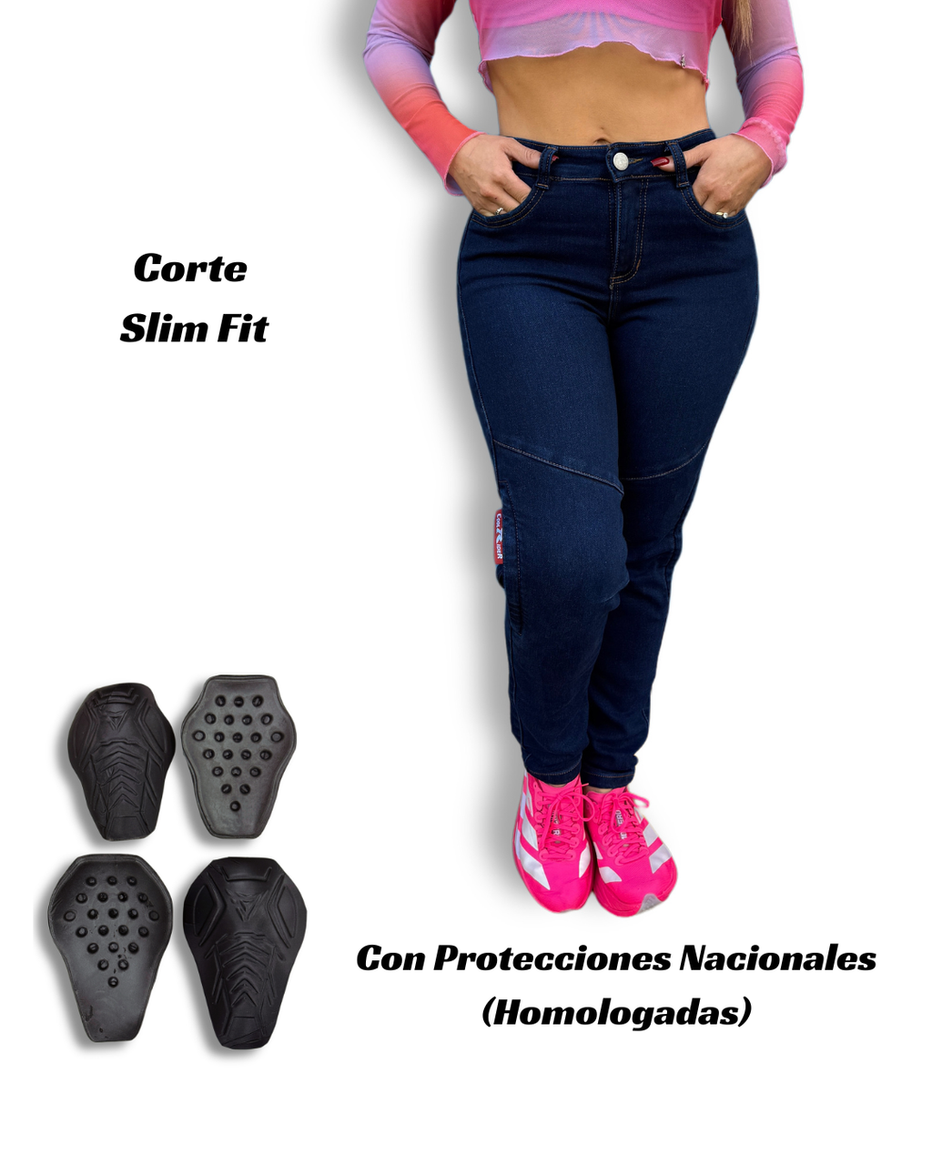 COMBO Jean Blue Princess + Protección Homologada