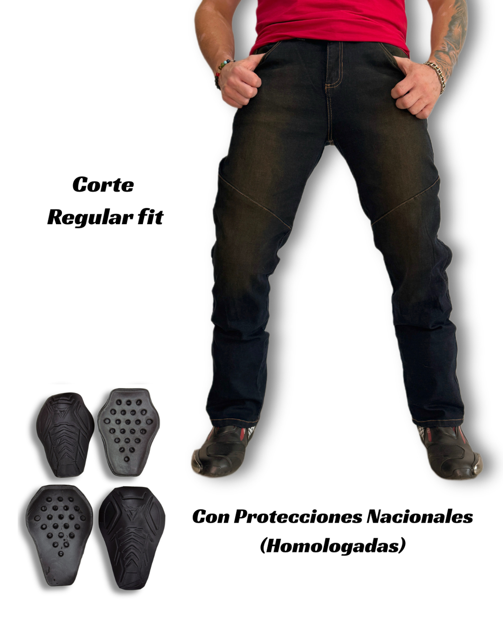 COMBO Jean Confort Cowboy + Protección Homologada