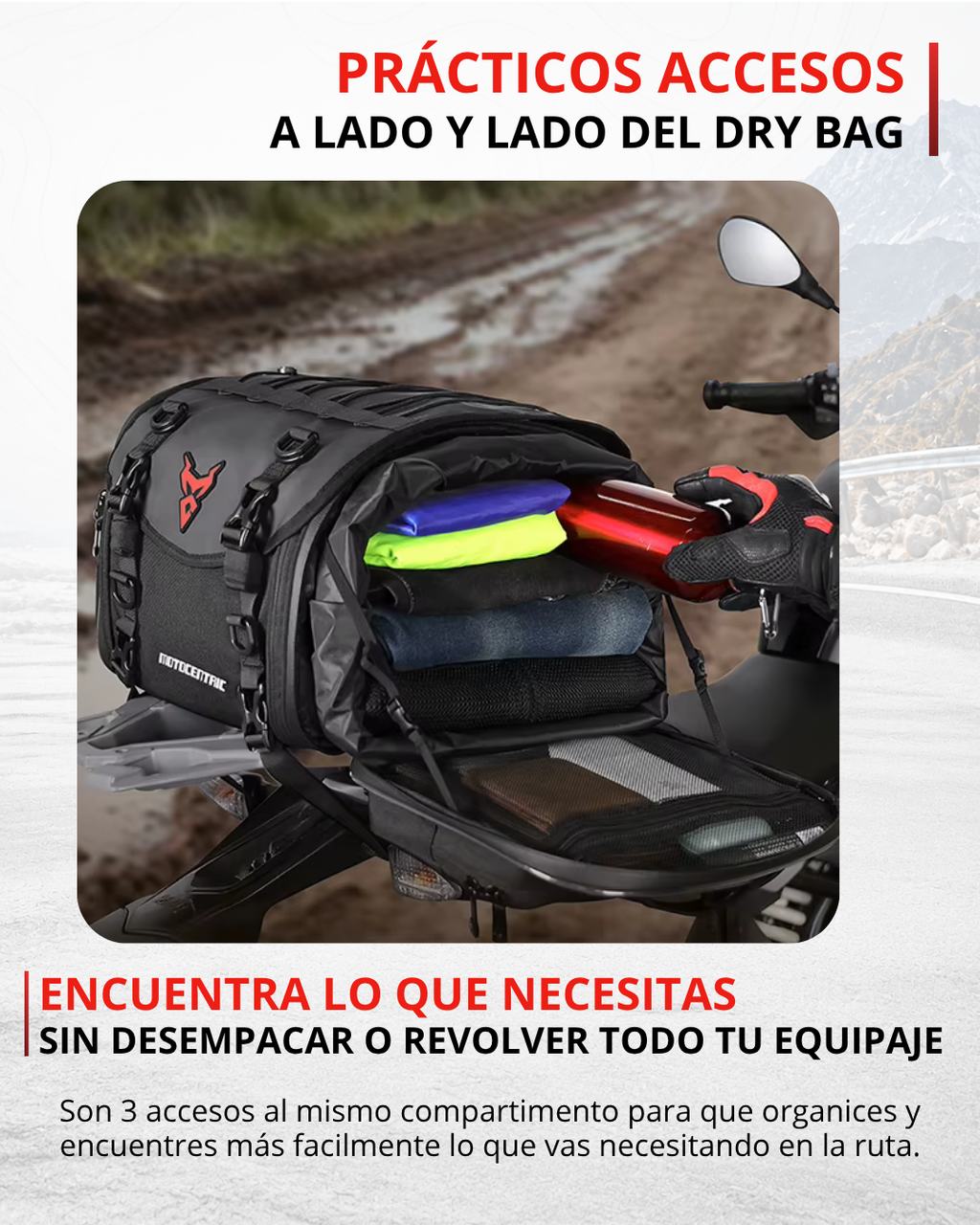 Dry Bag Motocentric 45 Litros