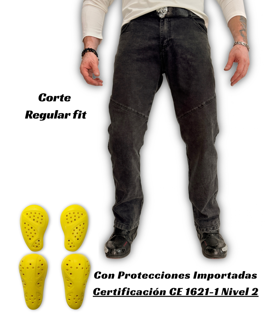 COMBO Jean Confort Grey + Protección Certificada