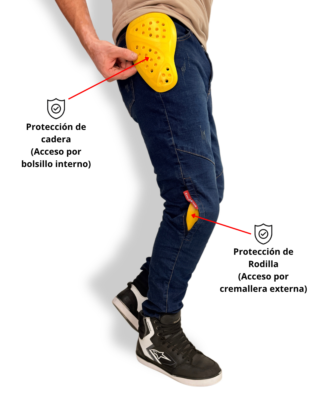 Jean de Protección BT Azul